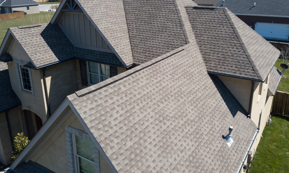 Residential,Shingle,Roof,Using,Ridge,Vent,S,With,Gables,Visible